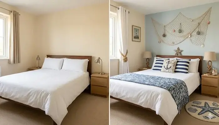 The revenue gap between a styled and a generic UK holiday let room — annual calculation